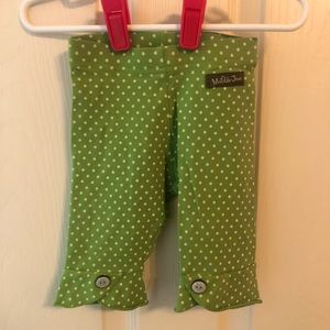 Atilda Jane 12-18 month green polka dot leggings